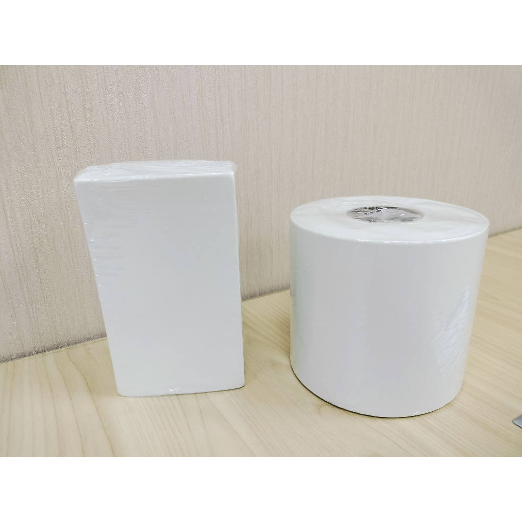 สติ๊กเกอความร้อน แบบพับ 20แพ็ค 500แผ่น 100x150 กระดาษสติ๊กเกอ กระดาษความร้อน บาร์โค้ด ลาเบล ใบปะหน้า