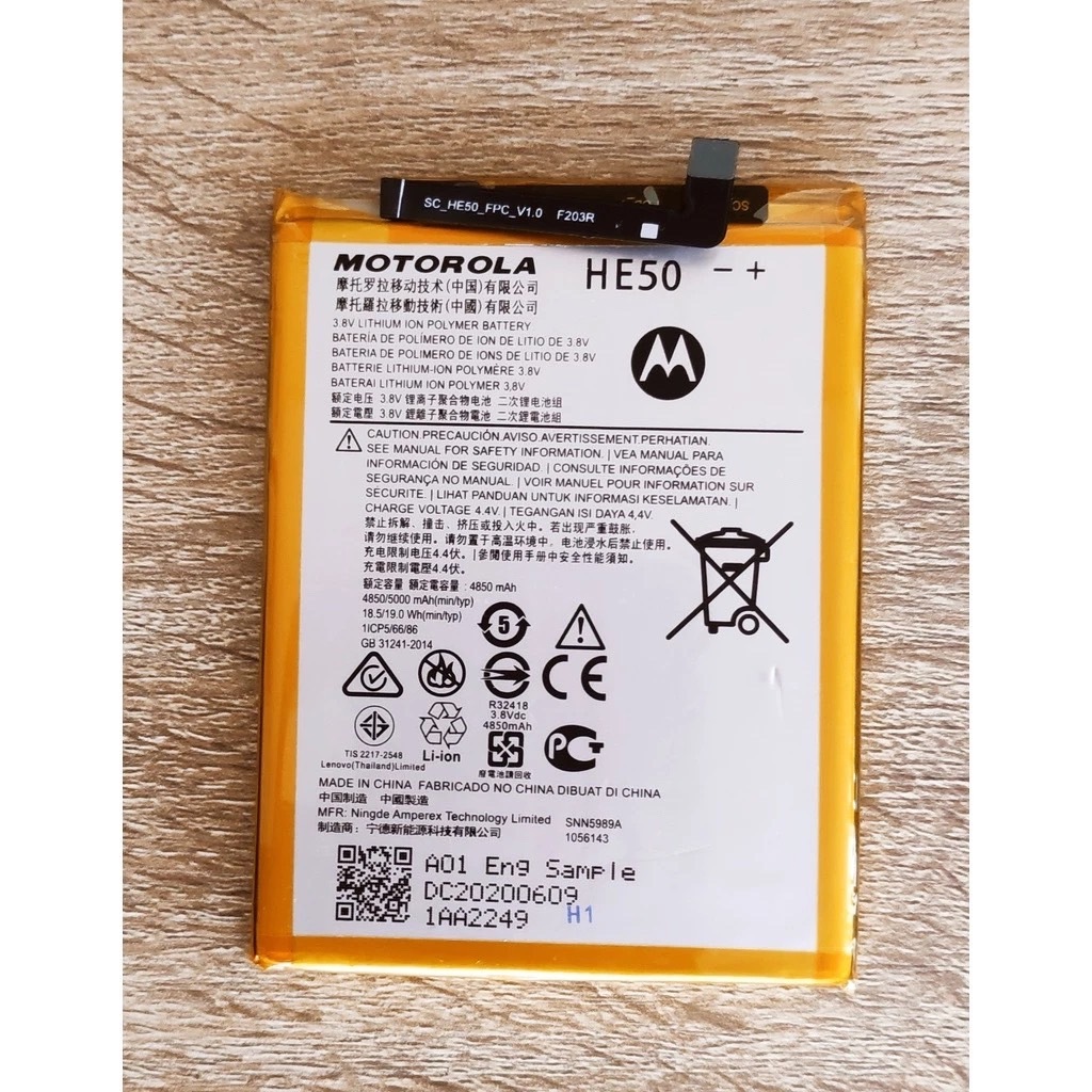 แบตเตอรี่ For Motorola Moto E5 Plus E4 Plus XT1770 XT1771 XT1924 รหัสแบต HE50 รับประกัน3เดือน