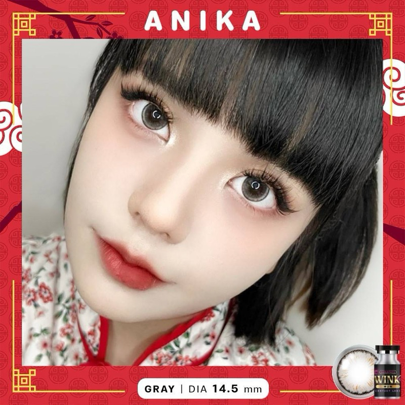 Anika gray,brown คอนเเทคเลนส์ ฟิวเตอร์ Bigeye บิ๊กอาย