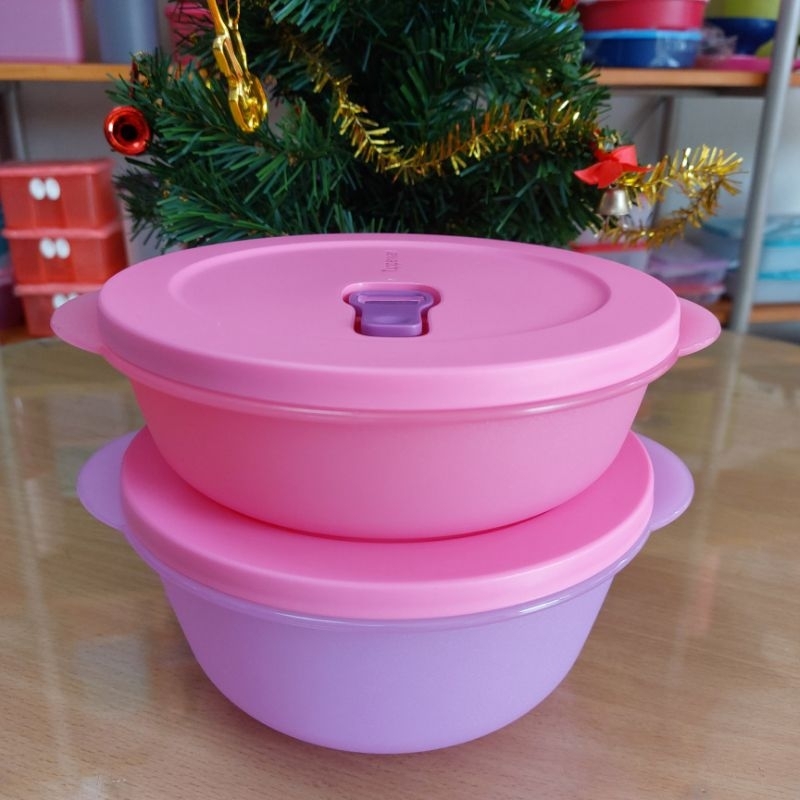 Tupperware กล่องข้าวคริสตัลเวฟ กล่องใส่อาหารเข้าอุ่นในไมโครเวฟได้