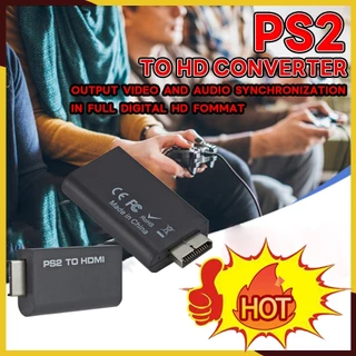 (พร้อมส่งด่วน) HDMI Video Converter Adapter with 3.5mm Audio Output + USB Cable for PS2 to HDMI