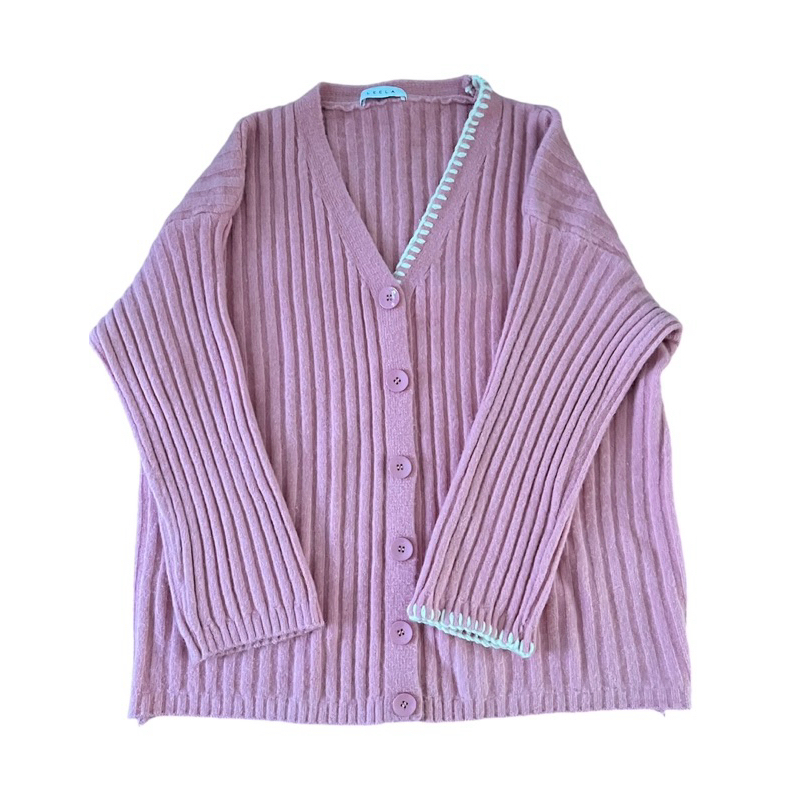 (พร้อมส่ง) Leela - เสื้อคลุมสีชมพู - Pink cardigan🌸💖