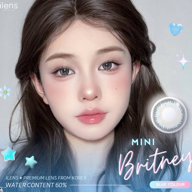 คอนเเทคเลนส์ ilens mini Britney blue (Dia 14.0)