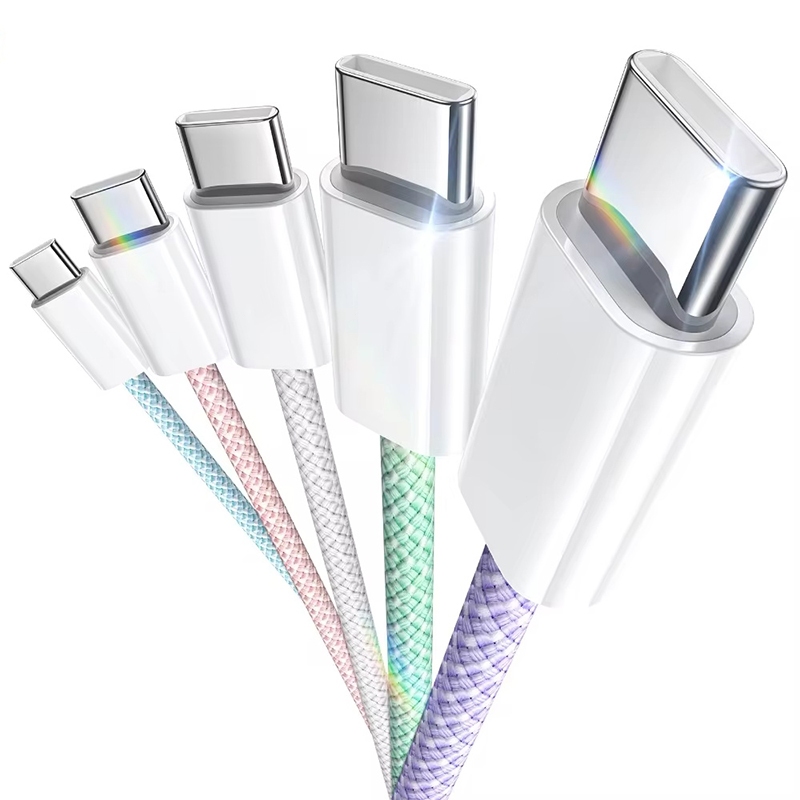 Gourde สายชาร์จ typec to type c สายไนลอนถัก ทนทาน ชาร์จเร็ว 16 15 Plus 15 ProMax Samsung OPPO