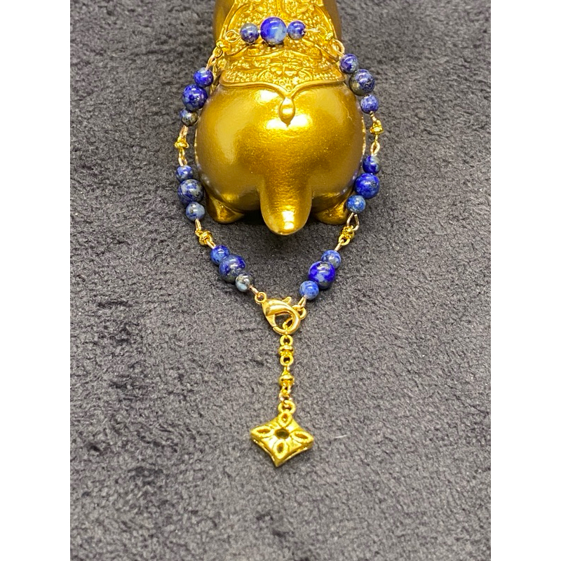 ☀️กำไลนำโชค☀️ ☀️หินลาพิส ลาซูลี (Lapis lazuli)☀️