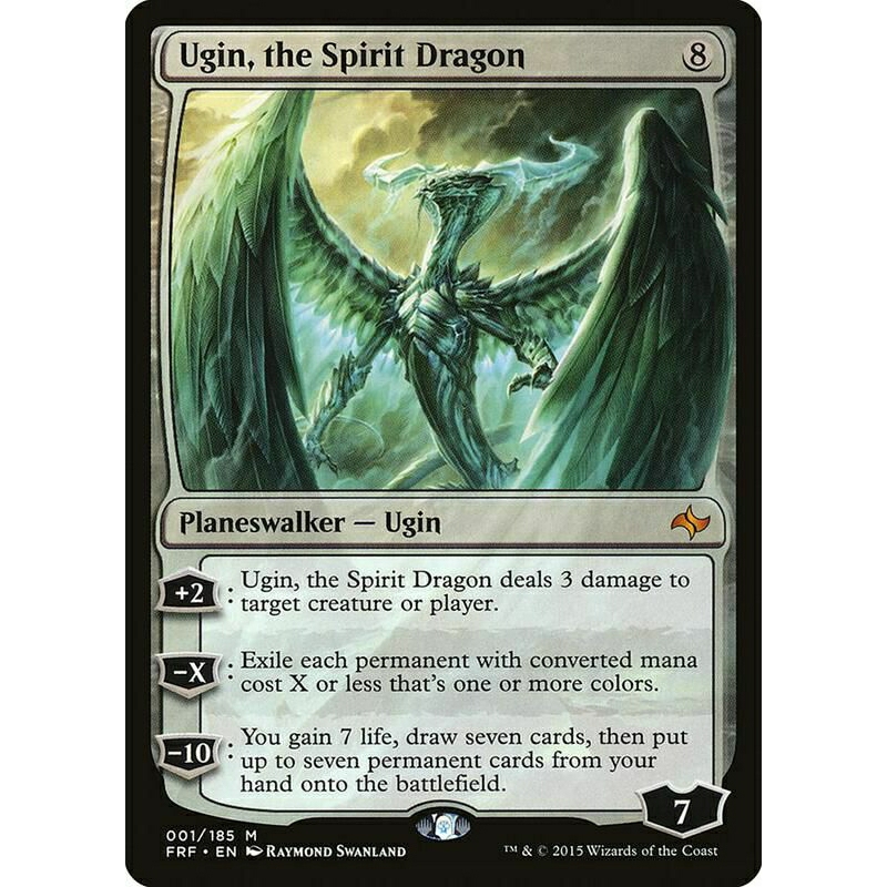 Ugin, the Spirit Dragon Foil การ์ด MTG ชุด Fate Reforged