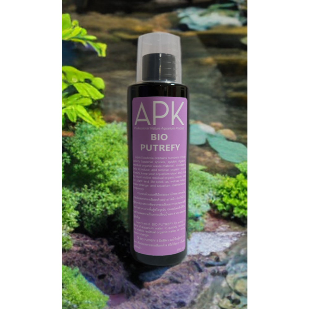 APK BIO PUTREFY ช่วยกำจัดของเสียตามพื้นตู้ ชั้นดิน และจุดอับ