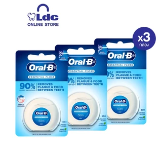 ไหมขัดฟัน Oral-B Essential Floss รสมิ้นต์ แพ็กเดี่ยว x3