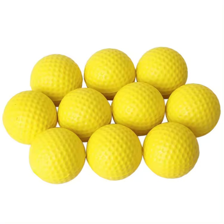 (แพ็ค 10 ลูก)AMZ ลูกกอล์ฟ Pu สำหรับฝึกซ้อม ลูกกอล์ฟโฟม มีน้ำหนัก นุ่ม ปลอดภัย ตีในบ้านได้