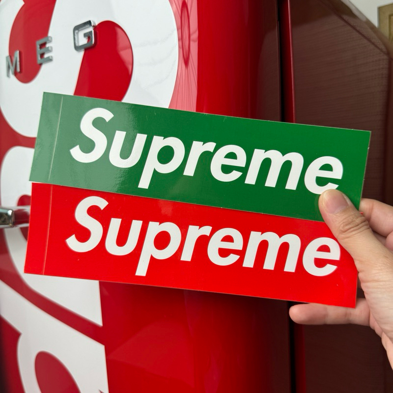 💥ของแท้ พร้อมส่ง💥 Supreme Blog Logo Sticker สติกเกอร์ซูพรีม