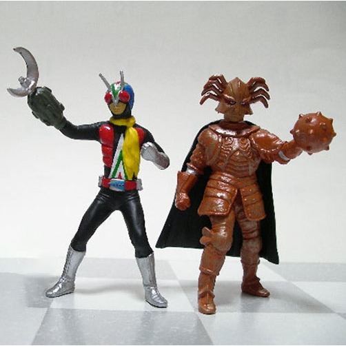 BANDAI : Kamen Rider Riderman / Yoroi Gensui - Gashapon HG Kamen Rider - งานแท้ มือ1 ไม่แกะ