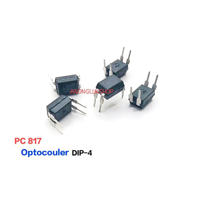 ราคาต่อ 10ตัว 👉👉 PC817  IC 817  Opto Coupler Dip-4 ไอซีออปโต้คอปเปอร์ขาลงปริ้น 4ขา