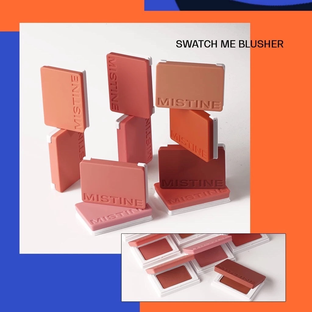 ISTINE SWATCH ME BLUSHER บลัชออนเนื้อเนียนนุ่ม เกลี่ยง่าย สีสวยสุดปัง
