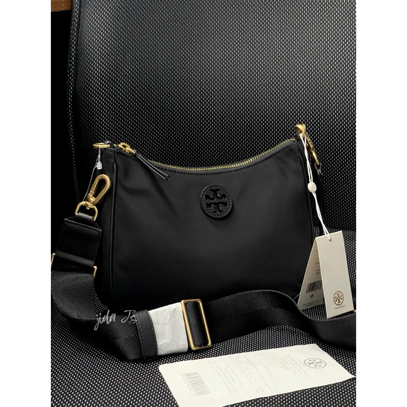 Tory Burch Nylon Convertible Crossbody ของใหม่มือ 1 New ไม่มีตำหนิ อุปกรณ์ครบ