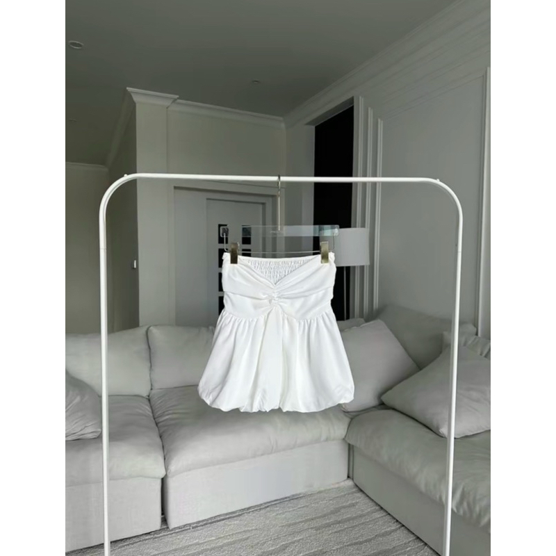 เสื้อเกาะอกทรงแต่งปลายบอลลูน PRONTHONG