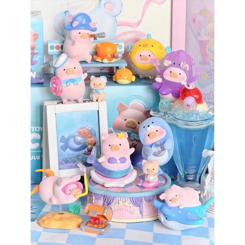 กล่องสุ่ม lulu the piggy dreamy blue ocean - 52toys