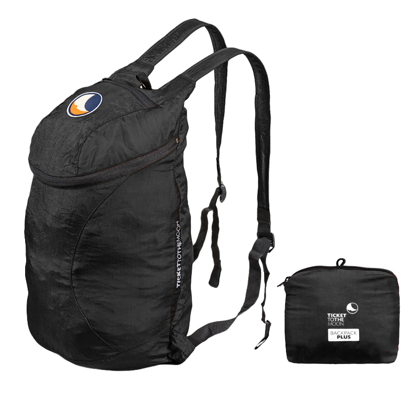 TICKET TO THE MOON BACKPACK PLUS BLACK - กระเป๋าสะพายหลัง