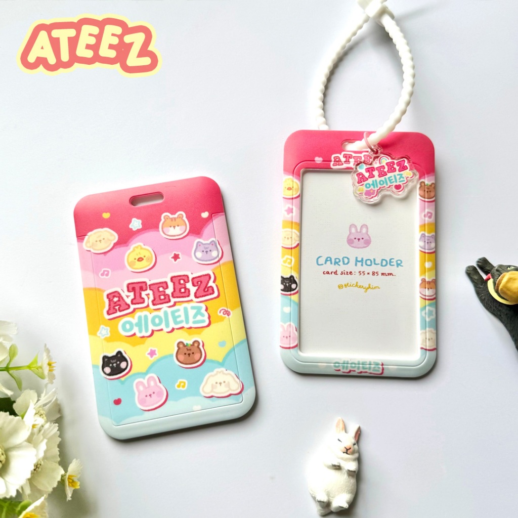 ใหม่! [ATEEZ] Card Holder / Frame Card เฟรมการ์ด ที่ใส่บัตร ที่ใส่การ์ด กรอบบัตร ลายKpop ATEEZ