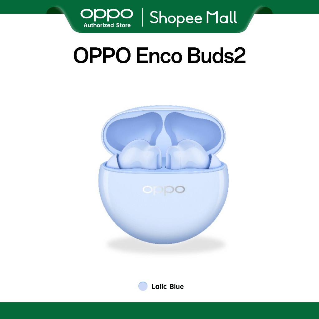 OPPO Enco Buds2 หูฟังไร้สาย TWS เบสแน่น เสียงคมชัด ตัดเสียงรบกวน ใช้ได้ยาวนาน 28 ชั่วโมง