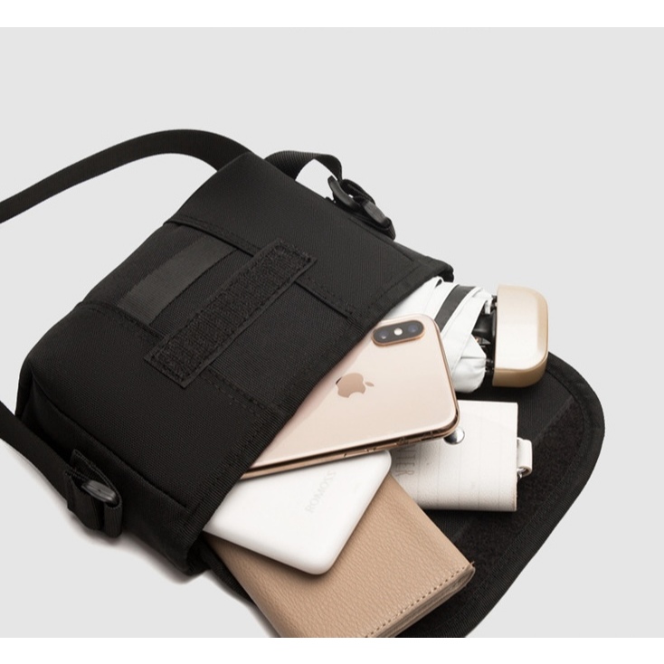 (B313#)กระเป๋าสะพายข้าง สไตล์เกาหลี แฟชั่นมาใหม่ มีซิป เรียบง่าย - รูปที่ 3