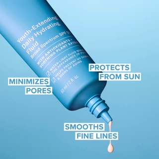 Resist Youth-Extending Daily Hydrating Fluid SPF 50 ยูธ-เอ็กซ์เทนดิ้ง เดลี่ ไฮเดรติ้ง ฟลูอิด บอร์ดสเปคทรั่ม เอสพีเอฟ 50