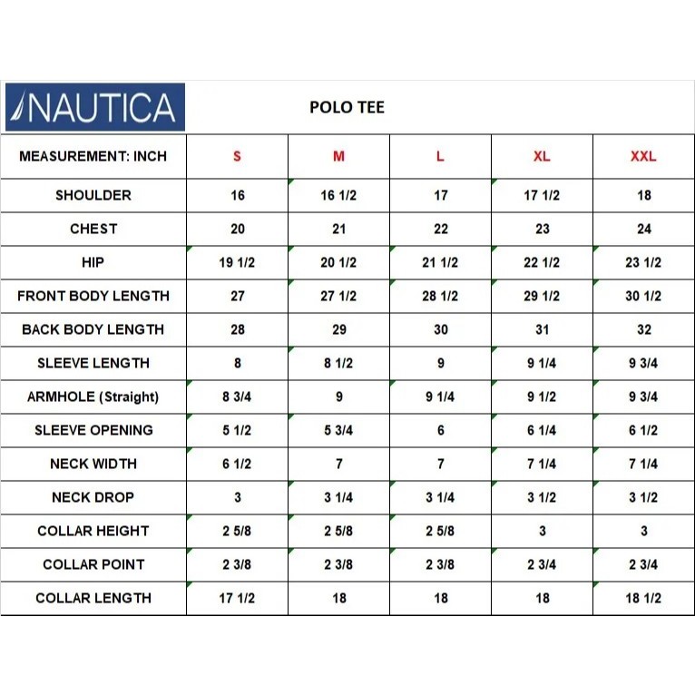 NAUTICA POLO SHIRT เสื้อโปโลนอติก้า K37502 สีดำ