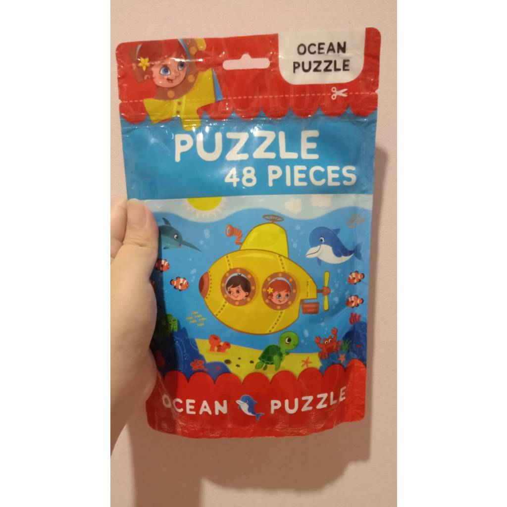 Puzzle Bags: Unicorn, Farm, Sea : Jigsaw 48 ชิ้น : TOYS