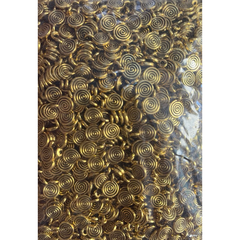 จี้เลขหนึ่งทองเหลือง&สีเงิน&พร้อมส่งในไทย