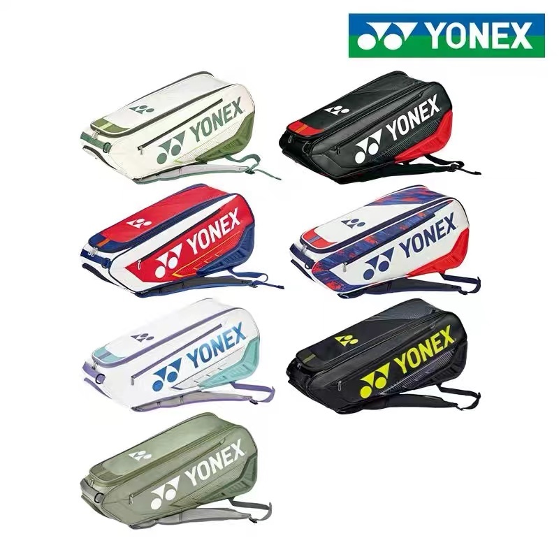 YONEX ชายและหญิงแบดมินตันทีมชาติกีฬากระเป๋าเป้สะพายหลังความจุขนาดใหญ่สำหรับชายและหญิง