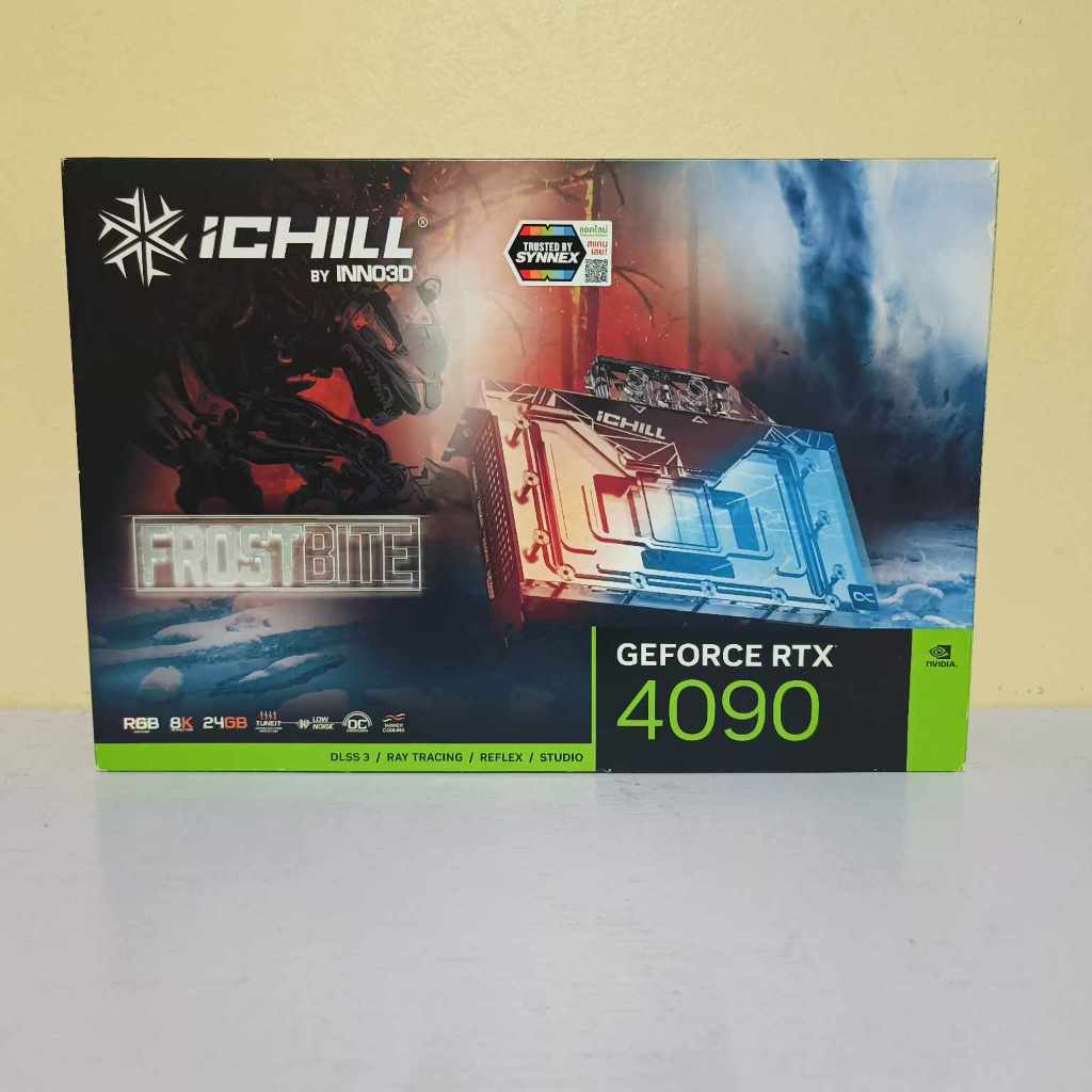 RTX 4090 INNO3D ICHILL FROSTBITE 24GB GDDR6X สินค้ามือสอง