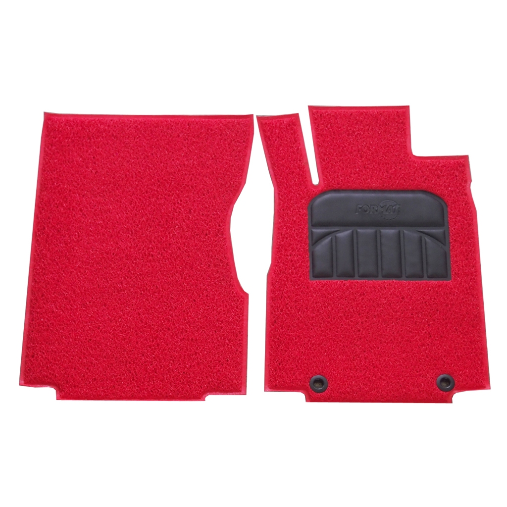 Format พรมปูพื้นไวนิลดักฝุ่นเกรดพรีเมี่ยม 2ชิ้นหน้า Honda CRV G4 2012-2016