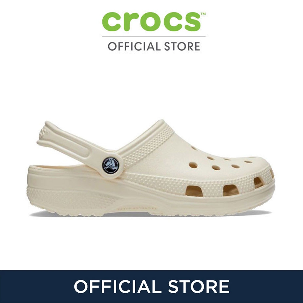 CROCS รองเท้าลำลองผู้ใหญ่ CLASSIC CLOG รุ่น 100014NS - bone，black,white