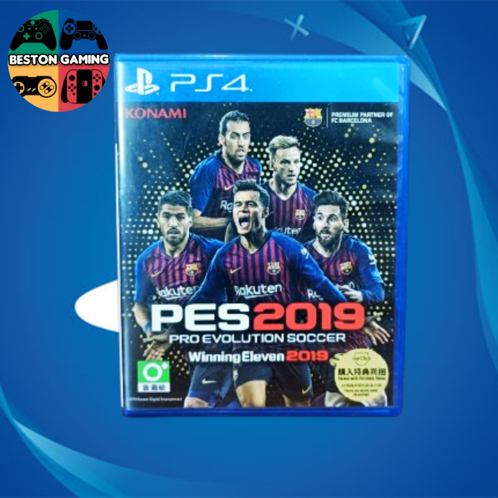 PS4 แผ่น ps4 Football Pes2019 Provolution Soccer Winning Eleven 2019