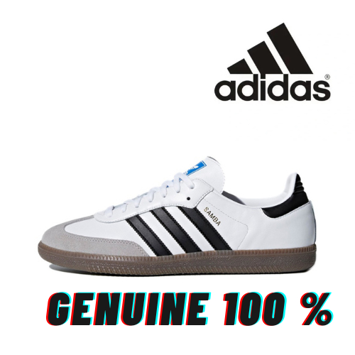 Adidas originals Samba OG B75806 Adidas samba รองเท้าสีขาวดำ Samba OG แท้100%