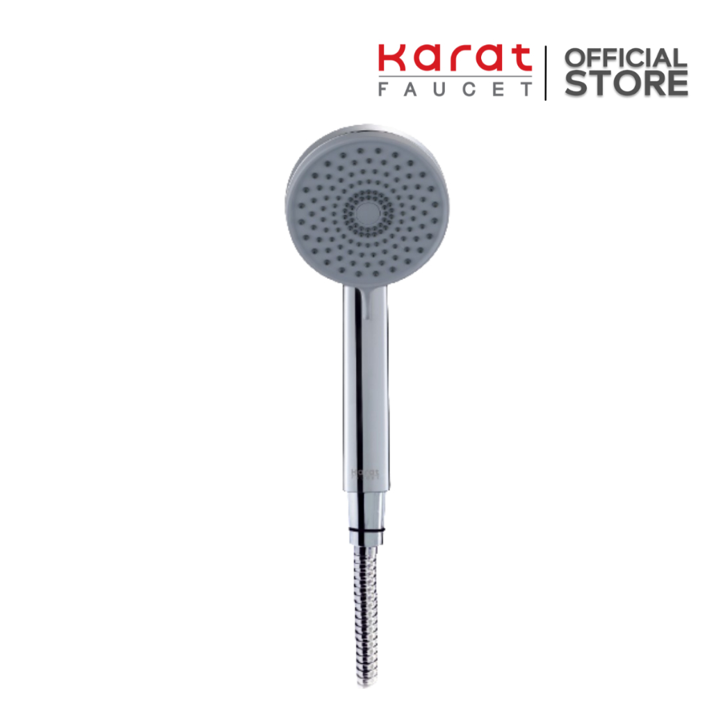 Karat Faucet ฝักบัวสายอ่อน 3 ระดับ ขนาด 9.8 ซม. พร้อมสายสแตนเลส KS-19-233-50