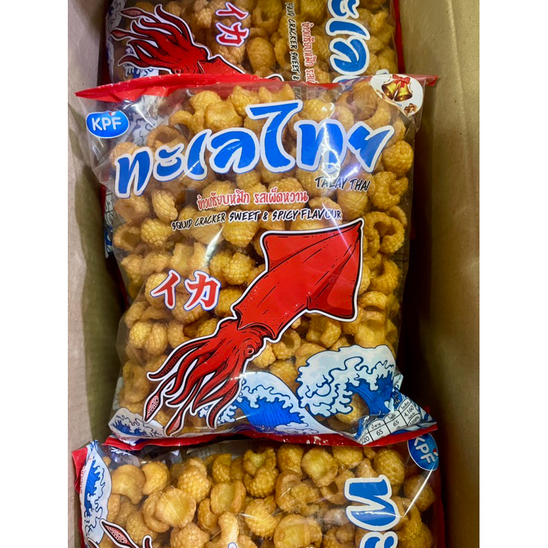 ข้าวเกรียบหมึกทะเลไทรสเผ็ดหวาน น้ำหนัก 400 กรัมราคา 79 บาท - รูปที่ 4