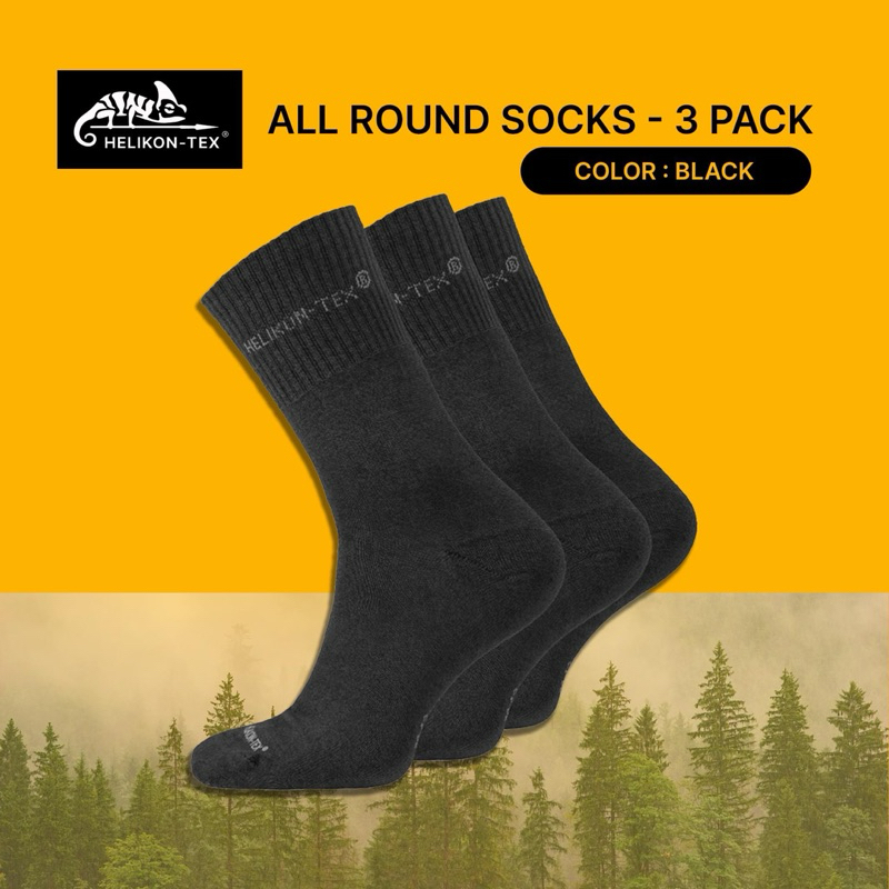 ถุงเท้า Helikon-tex All Round Socks - 1 pack (มี 3คู่)