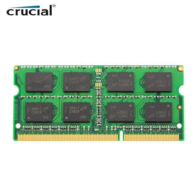 【การจัดส่งที่รวดเร็ว】Crucial หน่วยความจำแล็ปท็อป 4GB 8GB DDR3 DDR3L 1333MHz 1600Mhz 1.5V 1.35V SODIMM RAM