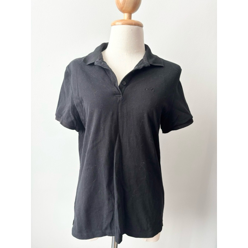 เสื้อคอโปโล AIIZ Size XL สีดำ