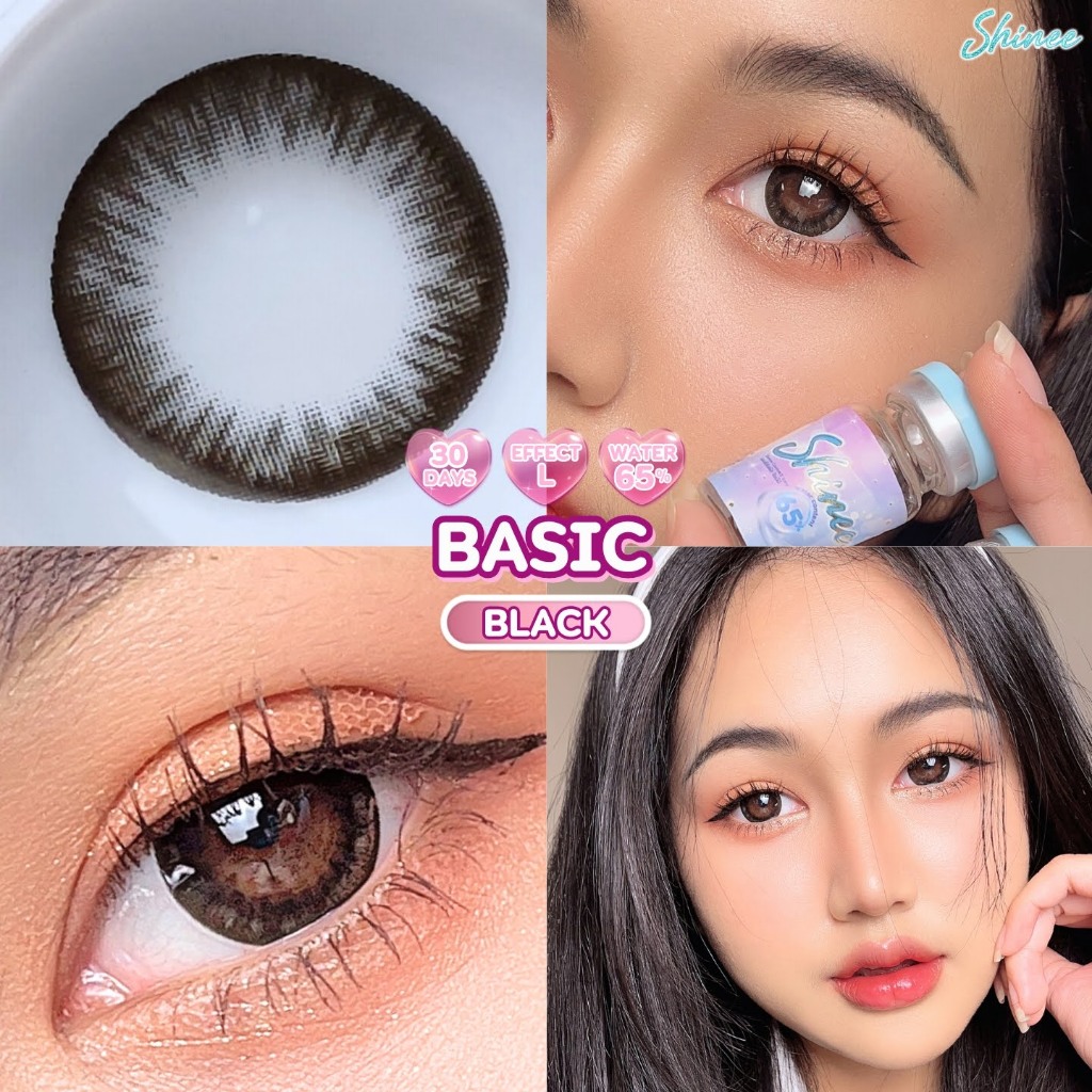 🔥 คอนแทคเลนส์ 💗ขนาดบิ๊กอาย💗 Rouge Doll (Shinee) สี : Brown/Gray
