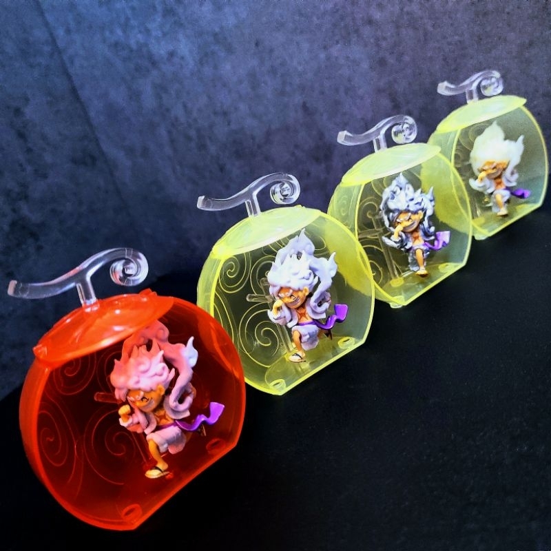 One piece - Onepi no mi Devil Fruit Gashapon Monkey D Luffy Gear 5 Exclusive Mini Figure กาชาปอง ลูฟี่ เกียร์5