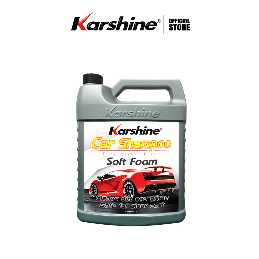 Karshine Car Shampoo ผลิตภัณฑ์ทำความสะอาดรถยนต์ ขนาด 4 ลิตร