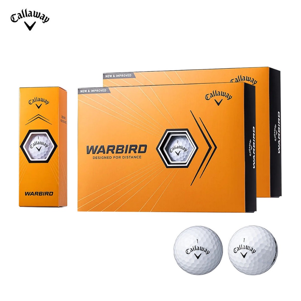 [BUY 1 FREE 1] ️ ลูกกอล์ฟ Callaway Warbird 2023 Golf Ball White 194518909167