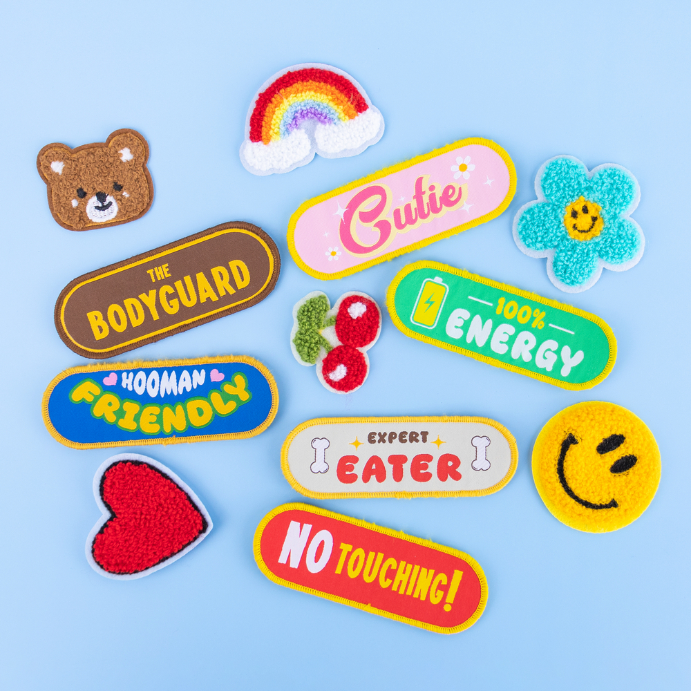 แพทช์ติดสายรัดอกและกระเป๋า แบบคู่ Patch for Harness & Carrier Bag | CLAWSET.BKK