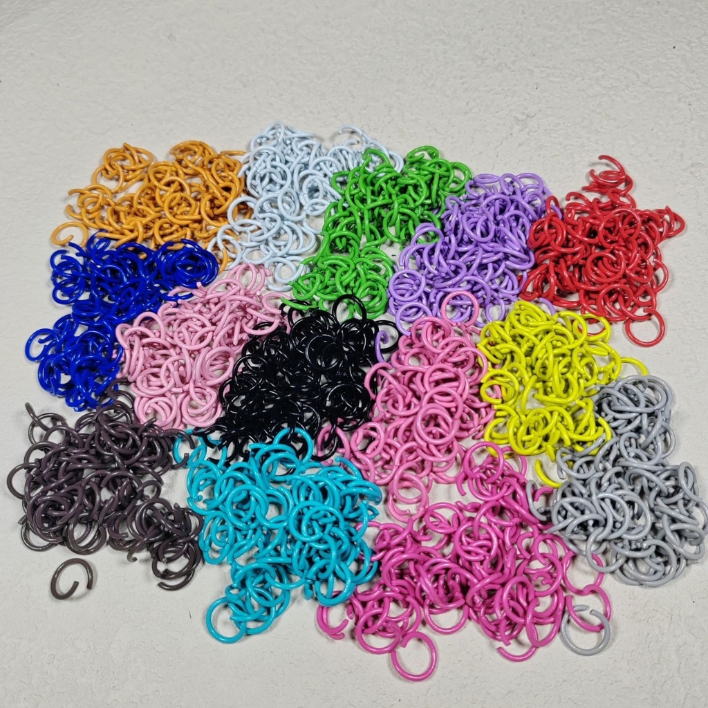 ห่วงกลมเชื่อมตะขอ แหวนโลหะติดพวงกุญแจ สำหรับทำเครื่องประดับdiy 8 มิล - รูปที่ 2