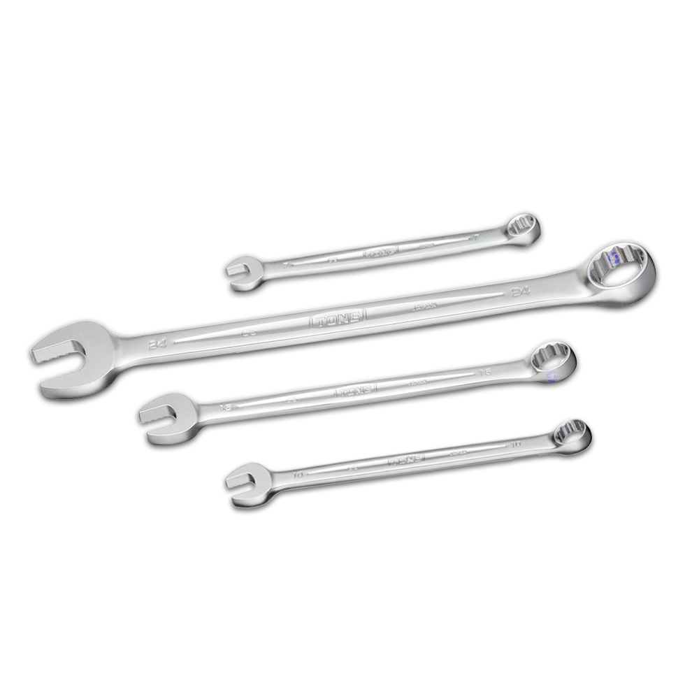 TONE ประแจปากตายข้างแหวนแบบปลีก ขนาด 5.5-25 มิล รุ่น CS - Combination Wrench Individual Size Model CS