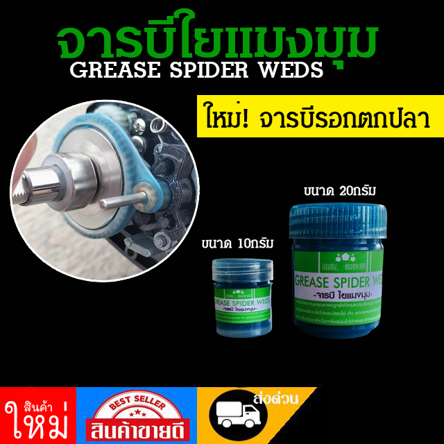 แบบใหม่จารบีรอบตกปลาถนอมโลหะได้ดี