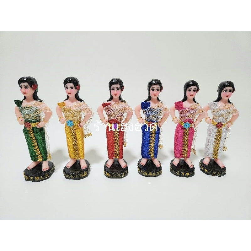 นางไม้ นางตะเคียน ขนาดสูง8นิ้ว แม่นางไม้ แม่นางตะเคียน มีหลายสี