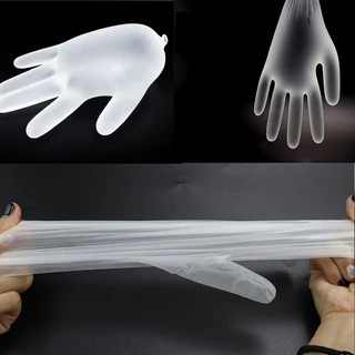 ❤มีของพร้อมส่ง❤ ถุงมือ PVC ยาง แบบใช้แล้วทิ้ง ถุมืออเนกประสค์ ทําอาหาร