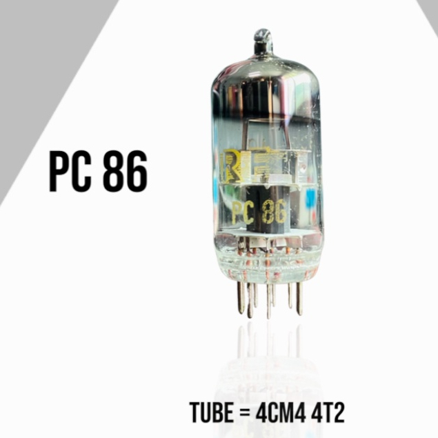 PC86 RFT TRIODE VACUUM UHF TUBE = 4CM4 4T2 EC86 Vf 3.8 Volts If 0.3 Ampere